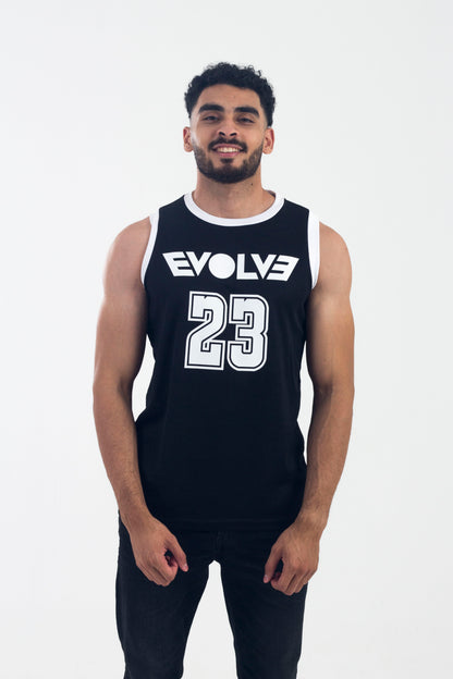 EVOLVE® BLACK RELAXED JERSEY